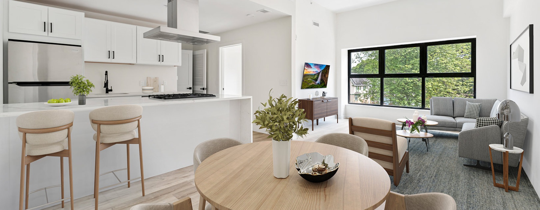 dining room with table and chairs