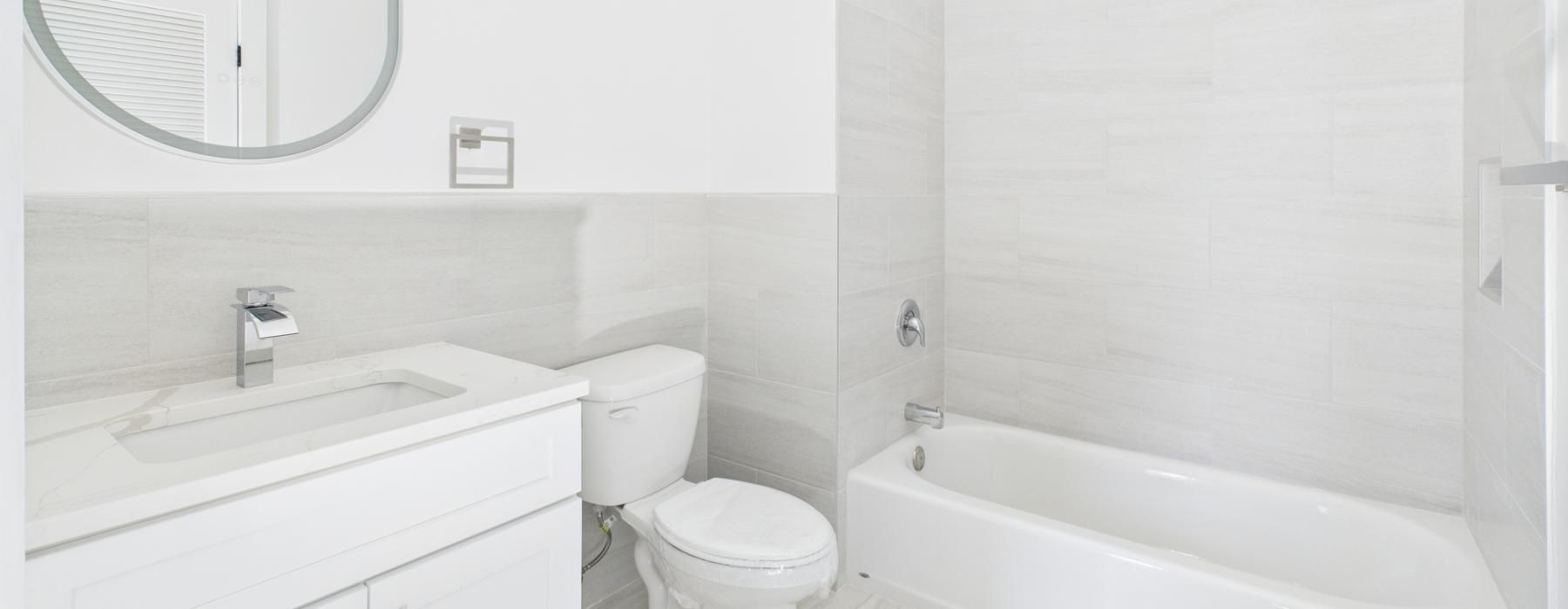 a bathroom with a toilet and sink