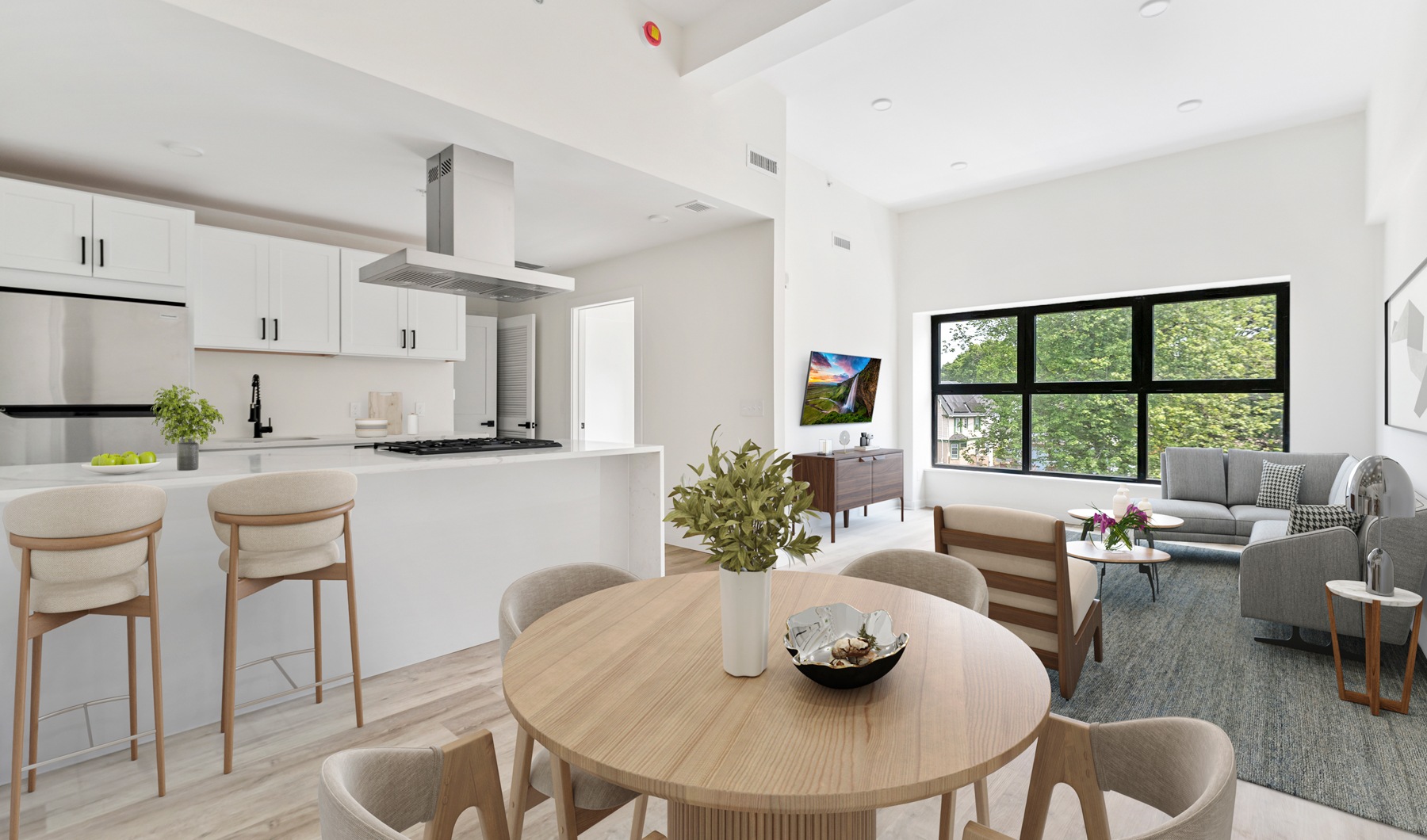 dining room with table and chairs